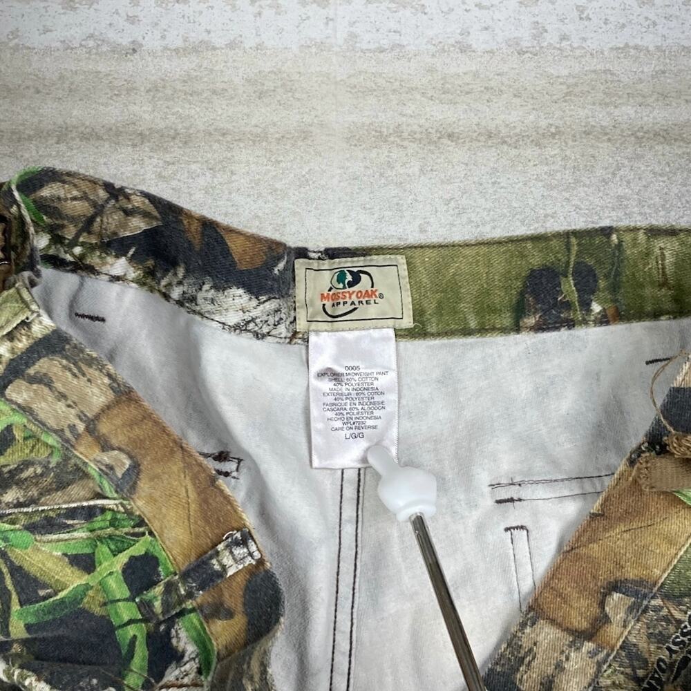 Vintage 90s Mossy Oak Tactical Pants 36x32 Baggy Wide Leg Hunting Camo Cargos - Picture 4 of 6